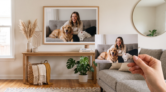 Your Photo, Exactly As It Is — a photo turned into a framed poster print
