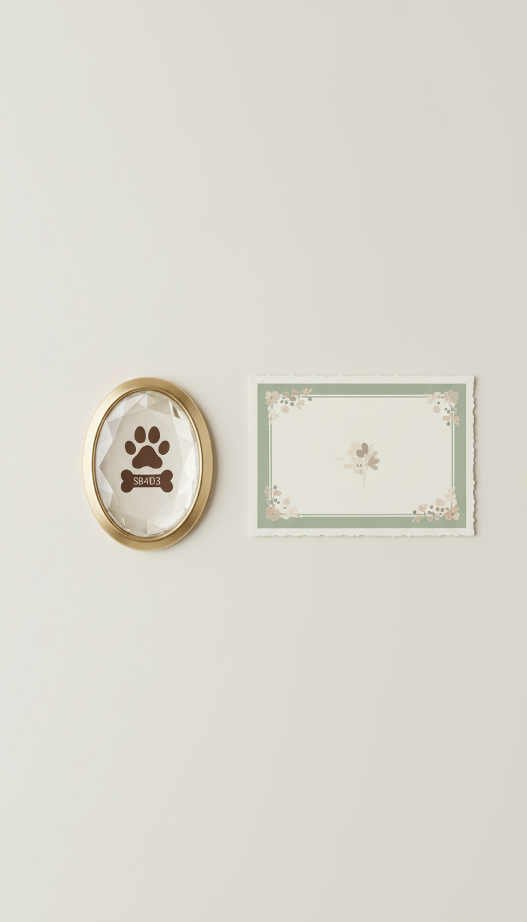 Personalized Pet Name Label & Thank You Set