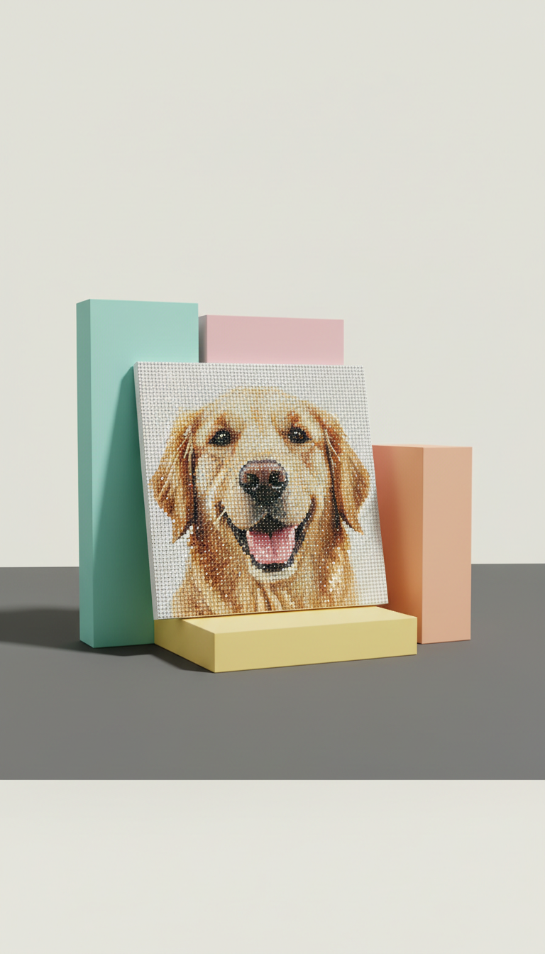 Custom Diamond Art Kit With Canvas