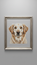 Framed Diamond Dog Portrait